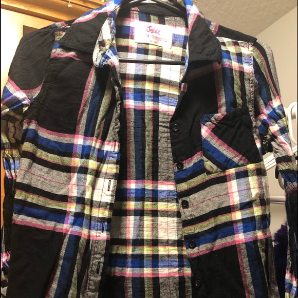 Girl Justice button down shirt. - Picture 1 of 3